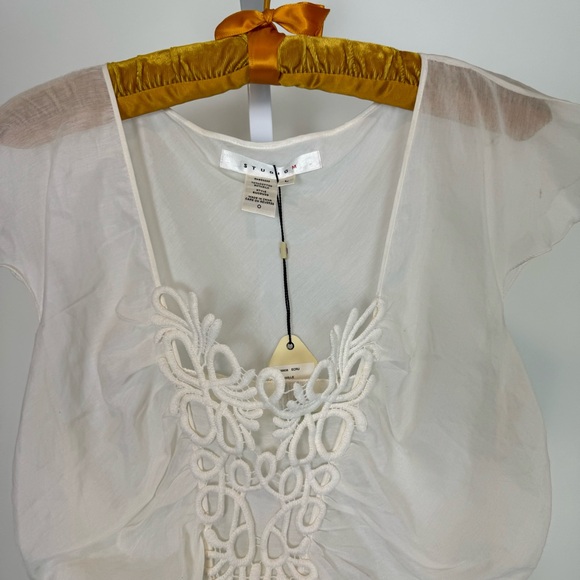 Studio M Silk Boho Top - Picture 2 of 4